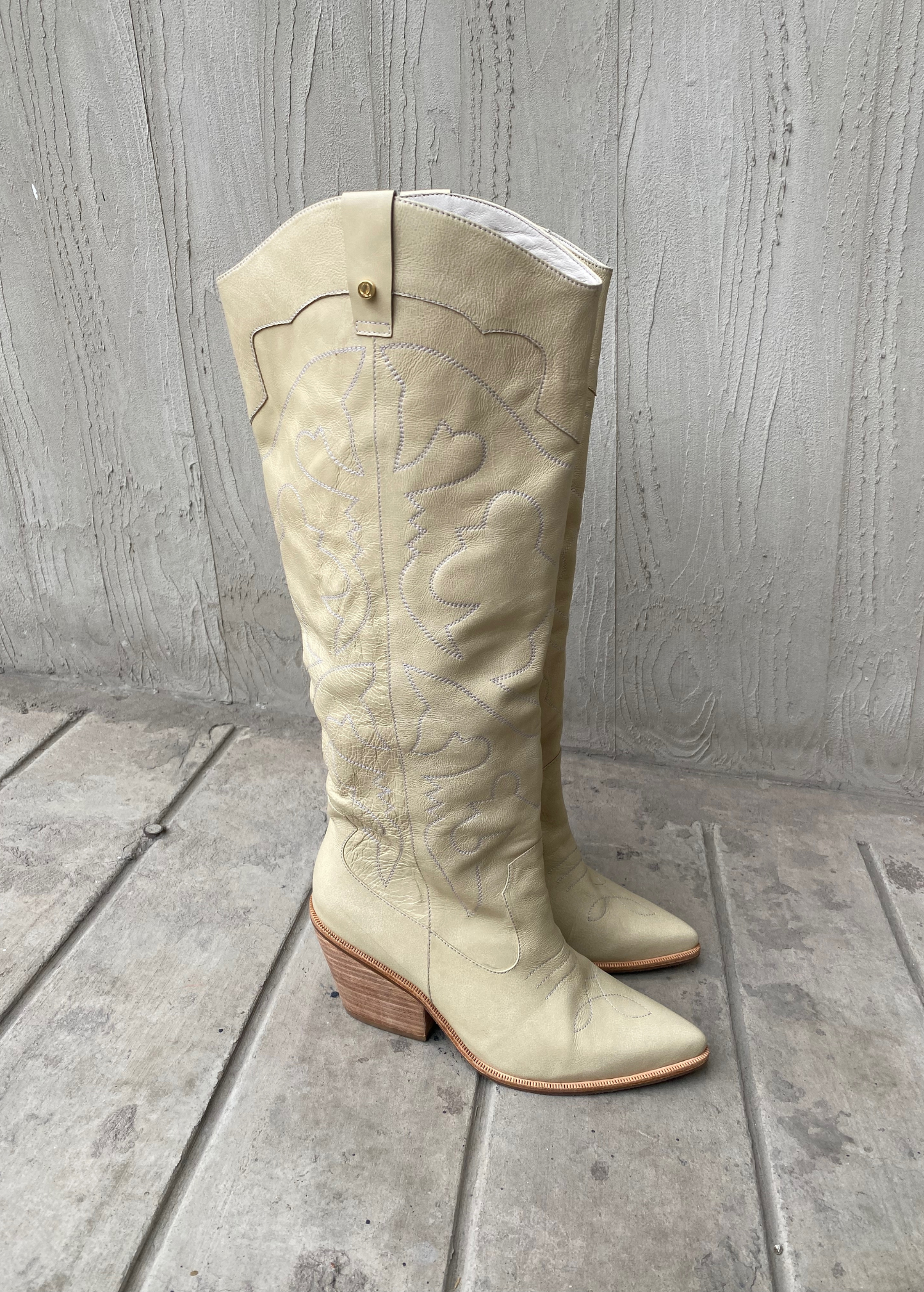 BOTAS LIZANDRA LARGE IVORY - Pre order