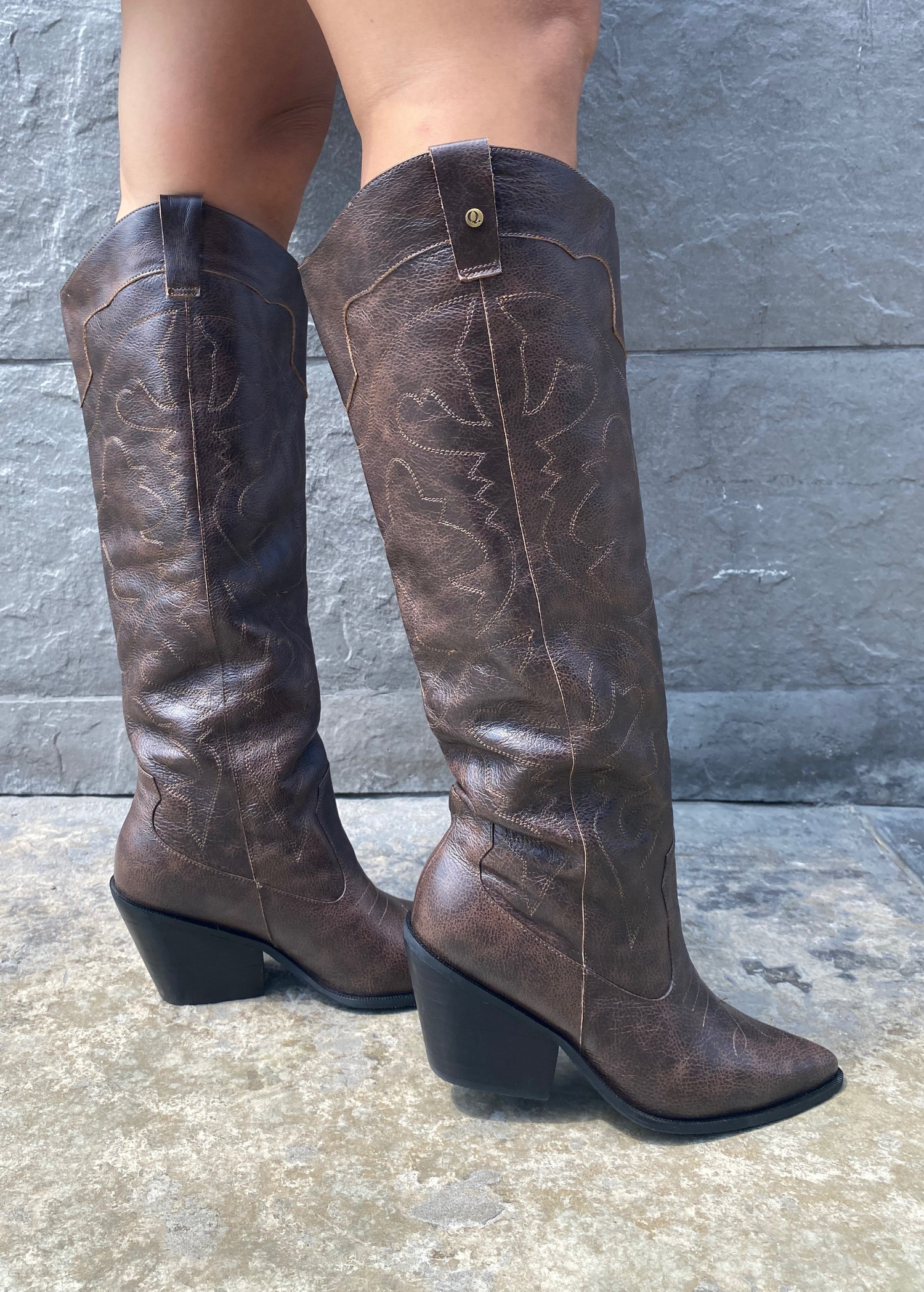 BOTAS LIZANDRA LARGE CHOCO - Pre order