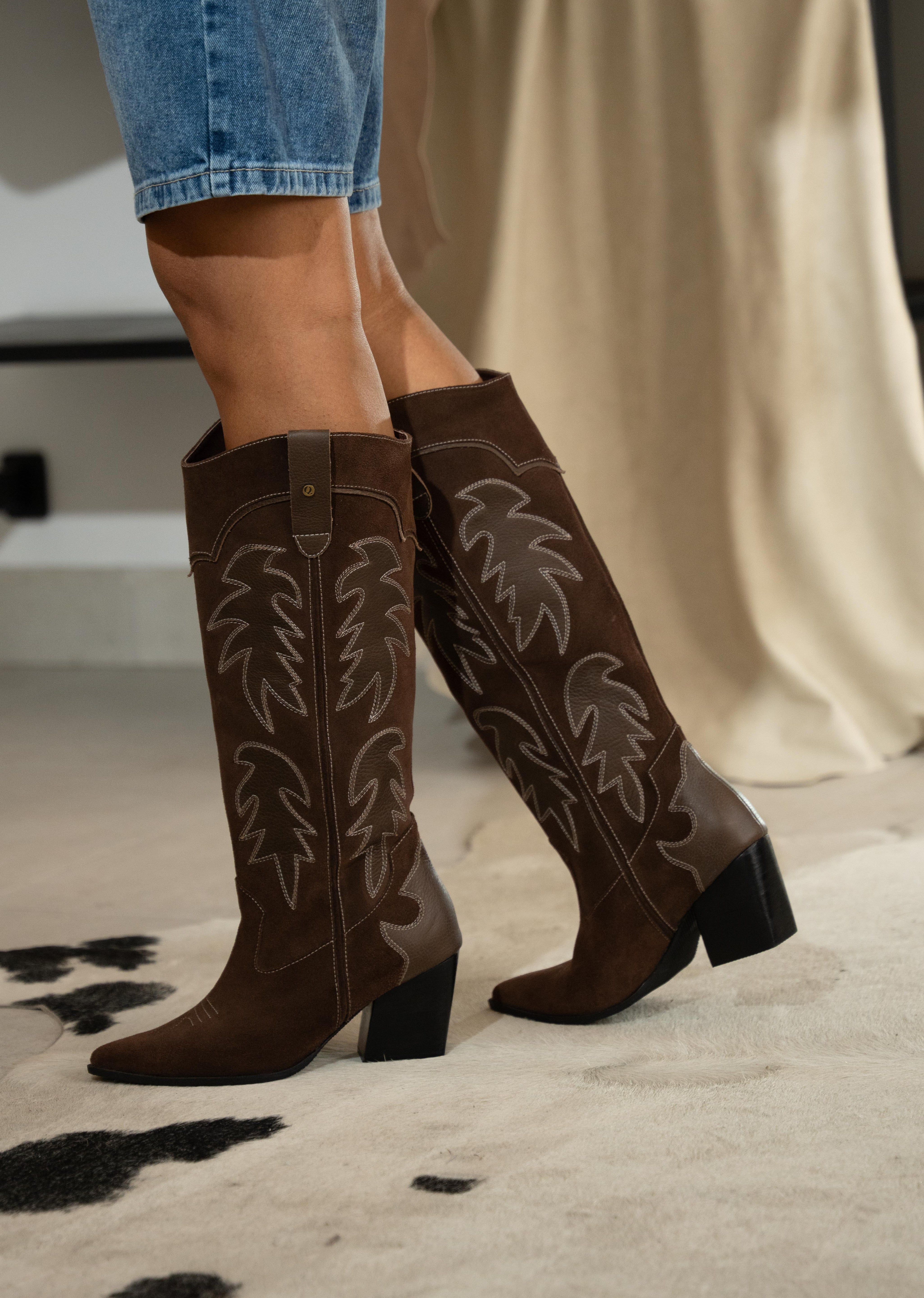BOTAS ANTONIETTE CHOCOLATE
