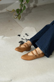 BALERINAS VICENTINA CAMEL