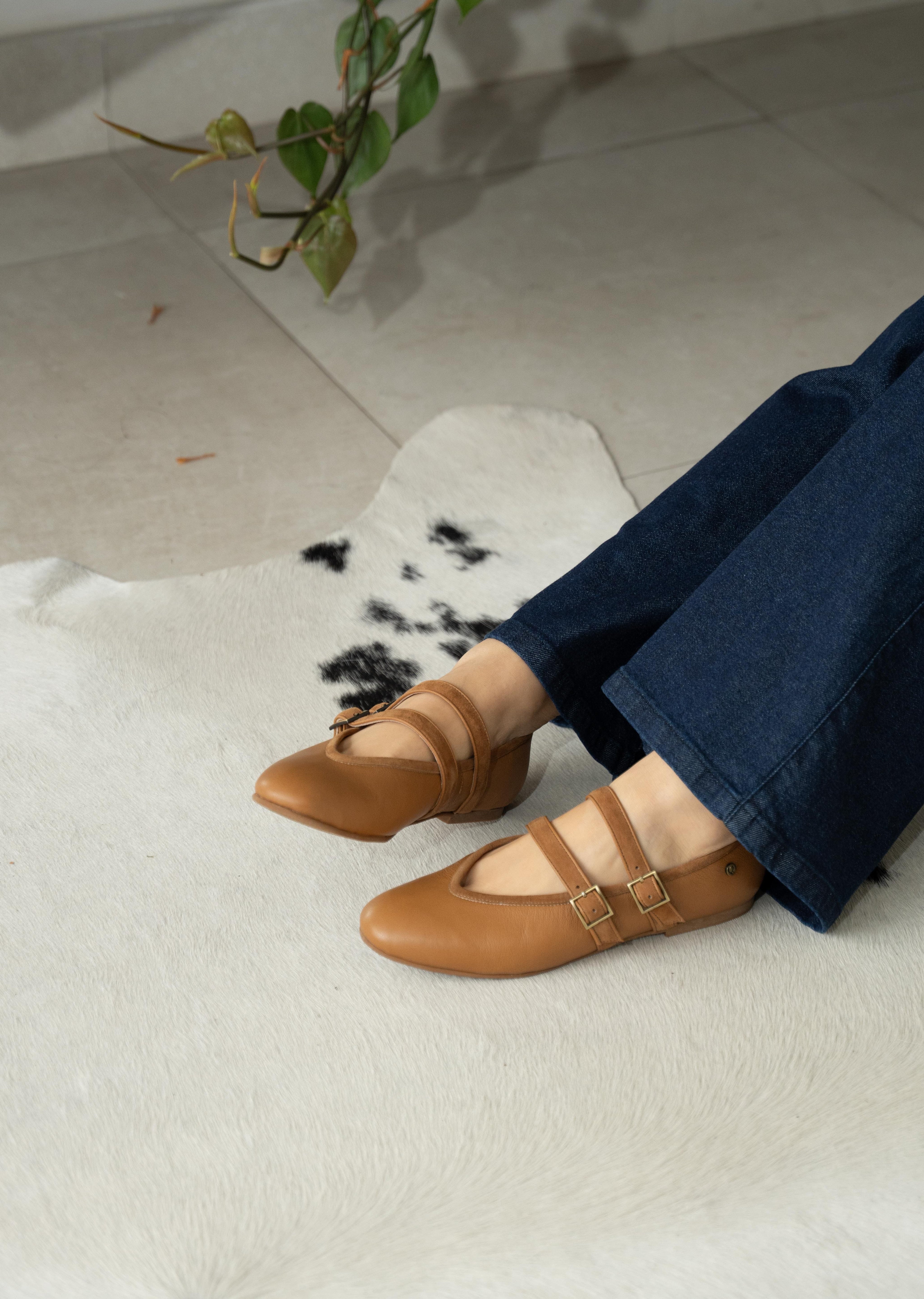 BALERINAS VICENTINA CAMEL