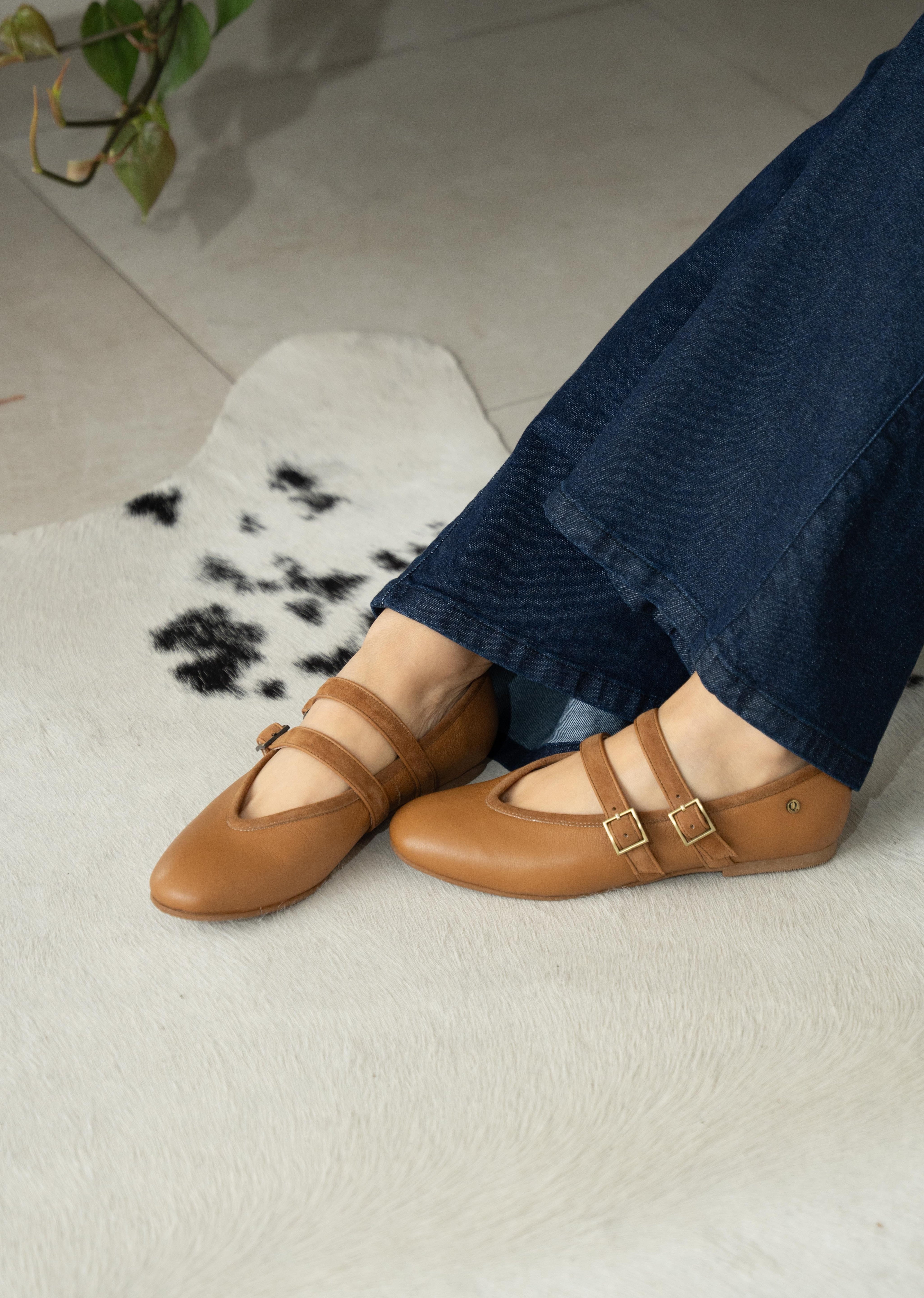 BALERINAS VICENTINA CAMEL