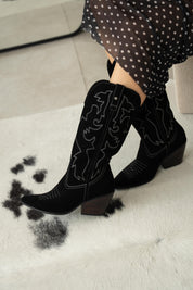 BOTAS GUILLERMINA NEGRO Floater PRE ORDER