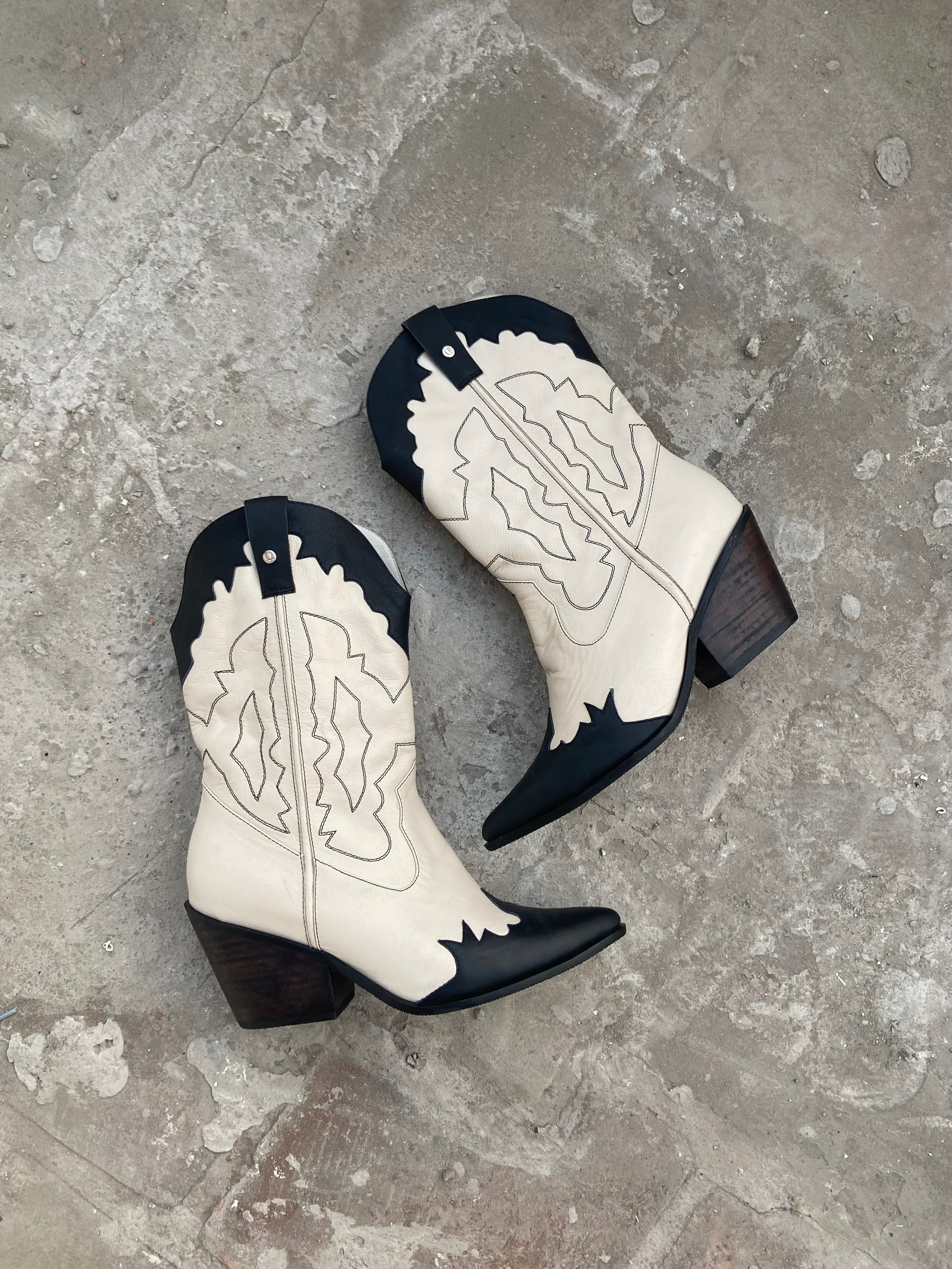 BOTINES JUSTA BICOLOR - Pre Order