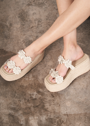 SANDALIA TIARÉ IVORY - Outlet