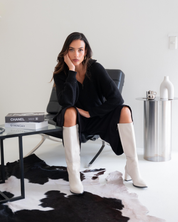 BOTAS VINCENZA IVORY