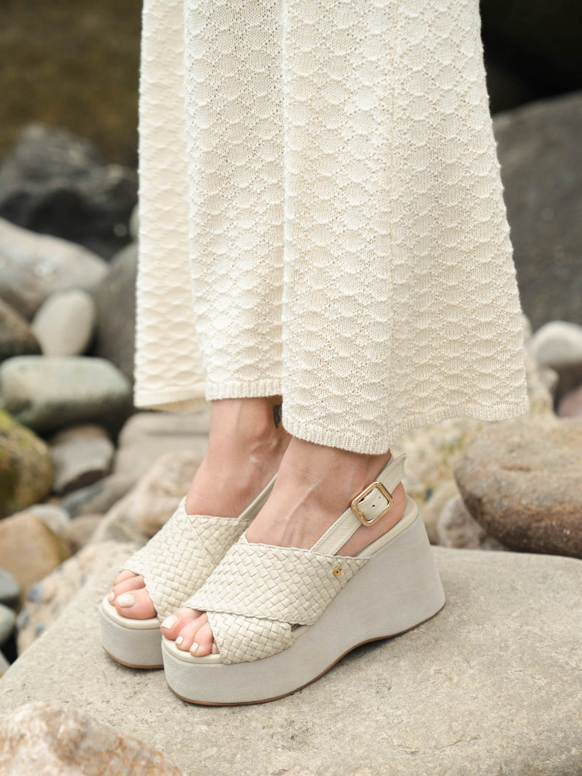 SANDALIAS ZOE IVORY