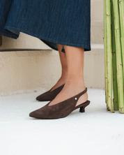 SLINGBACK MALVA CHOCOLATE