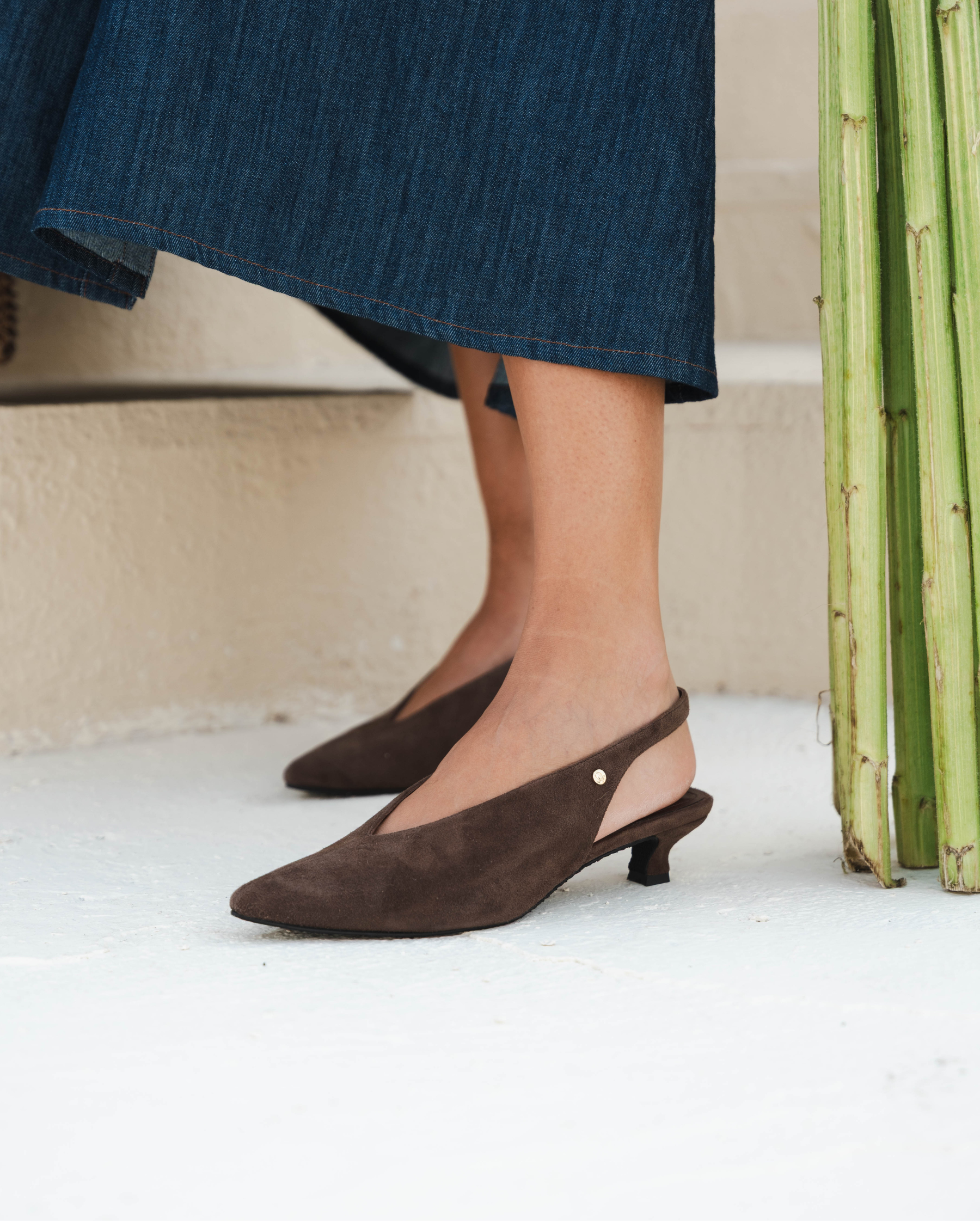 SLINGBACK MALVA CHOCOLATE