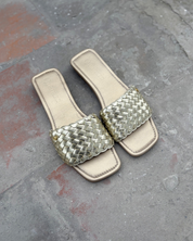 SANDALIAS OLIVIA CHAMPAGNE