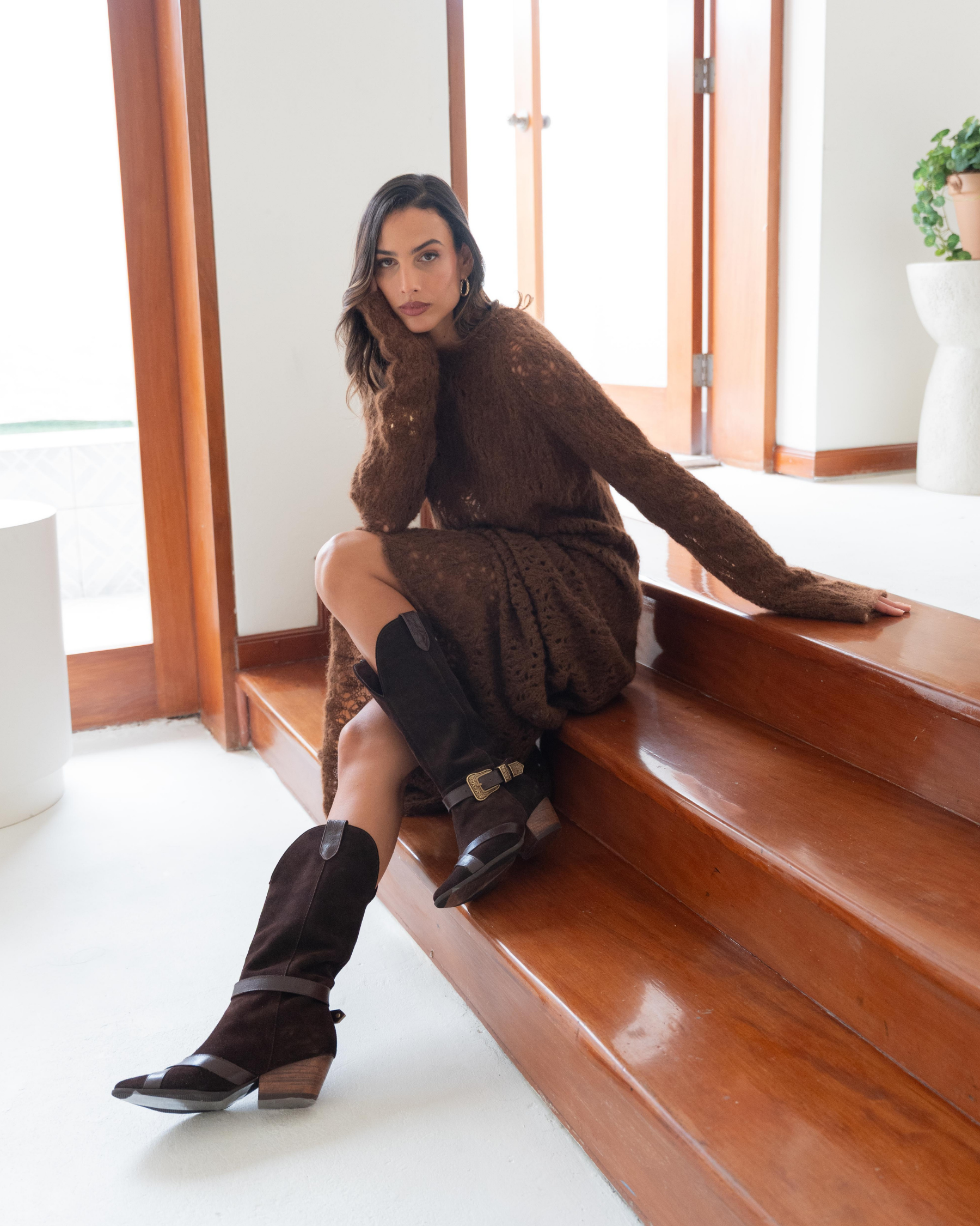 BOTAS LUCERO DARK CHOCO
