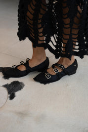 ZAPATOS ROGELIA NEGRO PELO