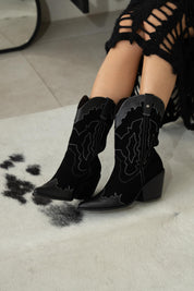 BOTINES JUSTA NEGRO